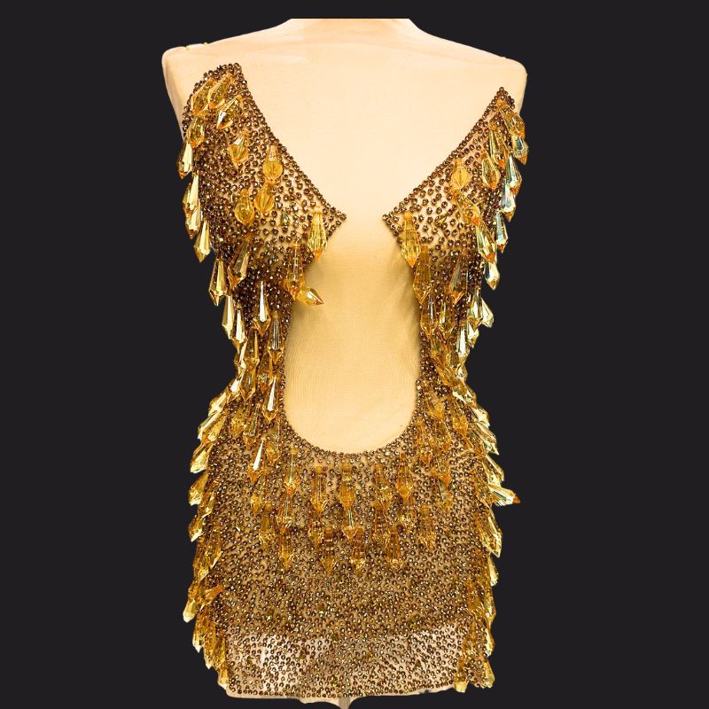 Rhinestone Bodice Applique